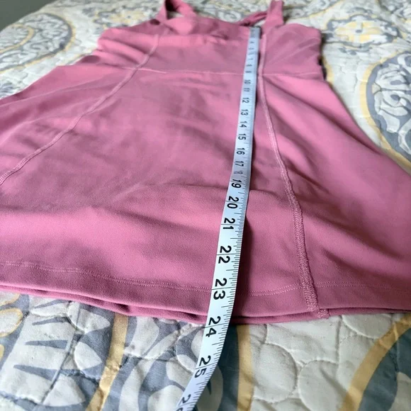 YPB Abercrombie Kids Pink Square-Neck Sleeveless Athletic Dress, shorts, 11 / 12 - Picture 12 of 14